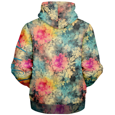 Chokefish™ Microfleece Zip-Up Hoodie Acid-Wash Colors-009B